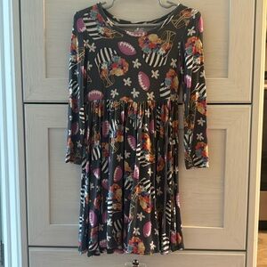 Posh Peanut Girls Twirl Dress Football 3/4T